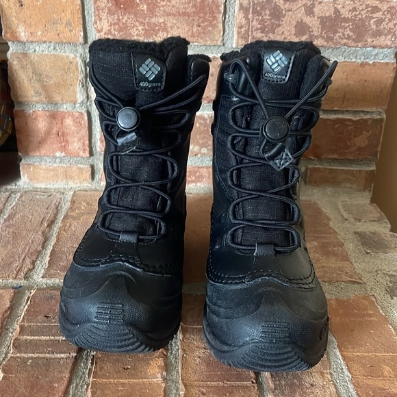 Columbia Bugaboot Black Insulated Waterproof Snow Boots - Picture 5 of 8